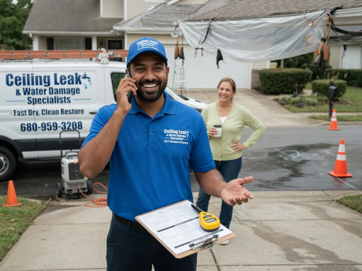 Ceiling Leak Cleanup Concepcion, TX FAQs
